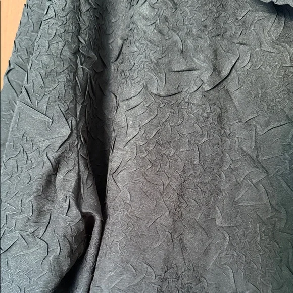 Chico's Black Long-Sleeve Button Front Blouse - Picture 4 of 7